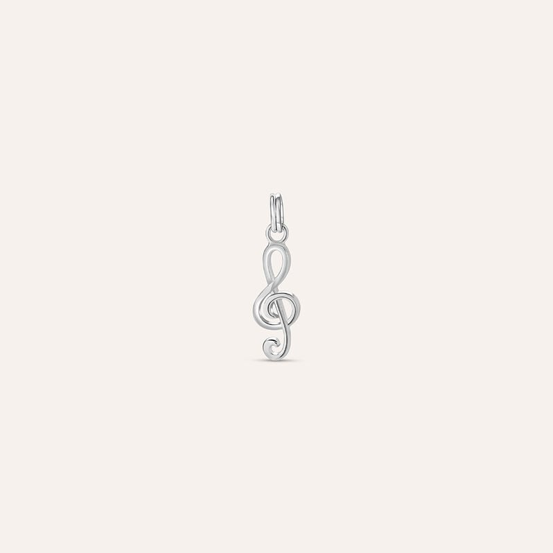 Pendente Love Beats Argento Rodiato - Spannringe Damen | OROVIVO