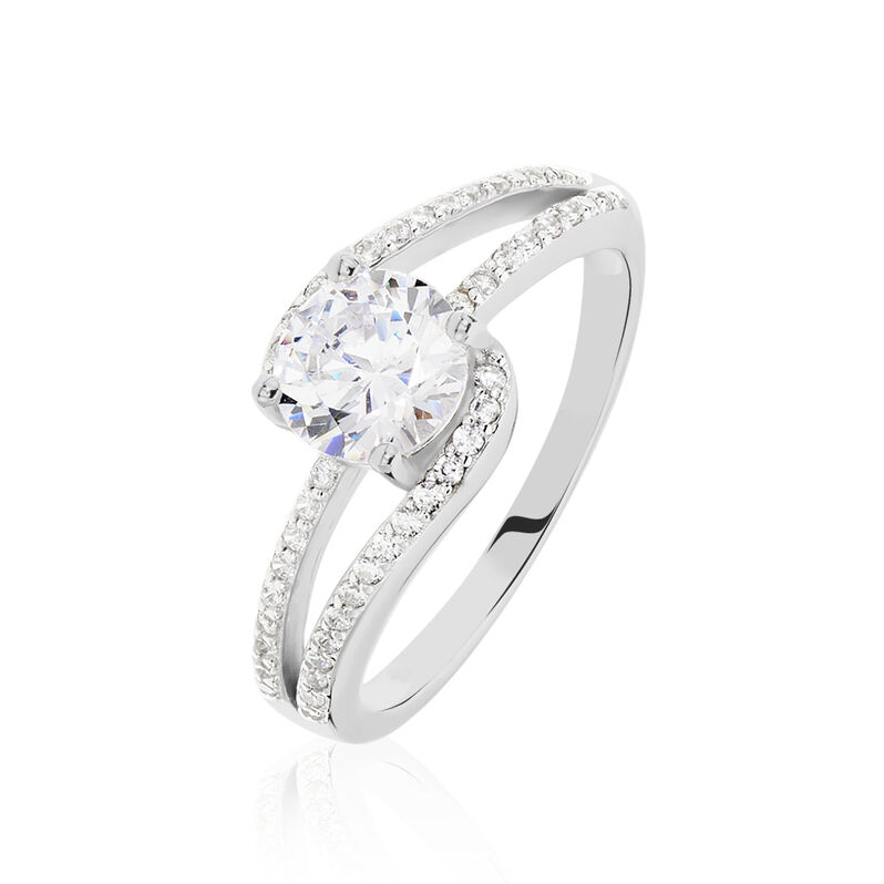 Anello Silver Elegance Argento Rodiato Cubic Zirconia - Spannringe Damen | OROVIVO