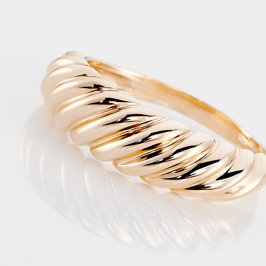 Damen Ring Vergoldet Ohne Stein Rylan  - Ringe Damen | OROVIVO