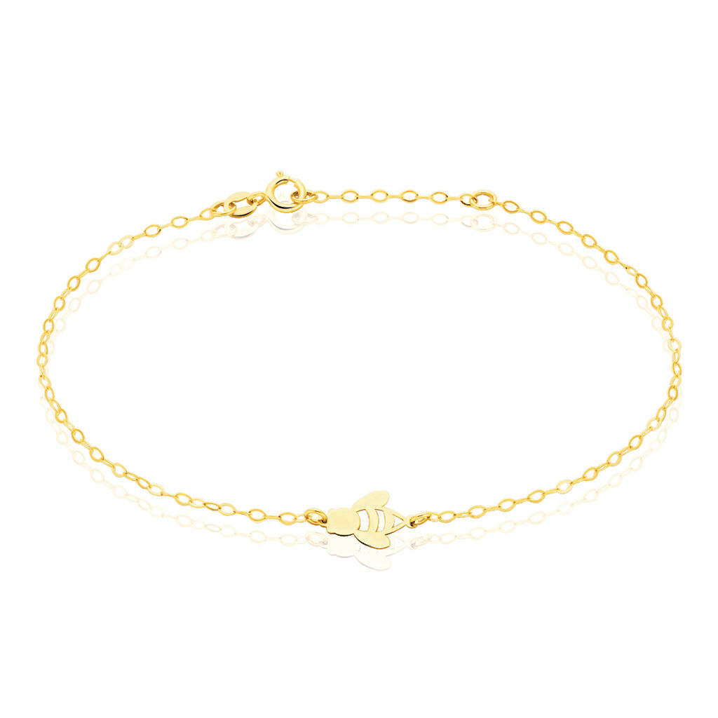 Bracelet Or Jaune Elfida Abeille - Spannringe Damen | OROVIVO