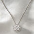 HALB Damen Collier Wei&szlig;gold 750 (18 Karat) Diamant Wei&szlig; 0,13 ct
