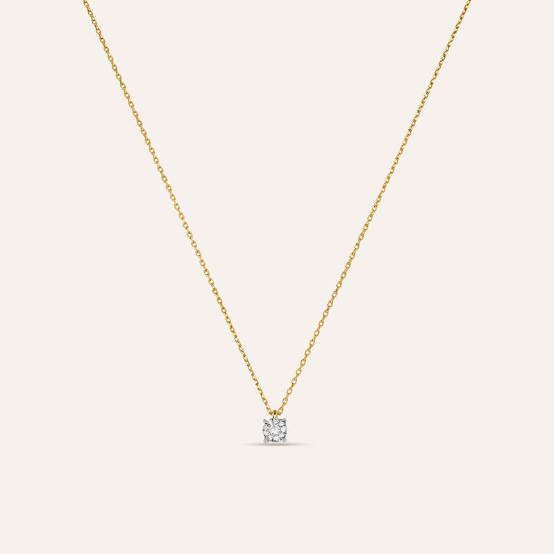 Collana Mon Petit Oro Giallo Diamante - Spannringe Kinder | OROVIVO