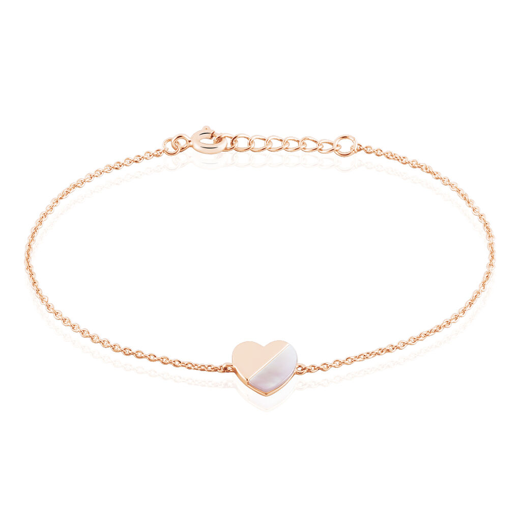 Damenarmband Silber 925 Rosé Vergoldet Herz - Armbänder mit Anhänger Damen | OROVIVO