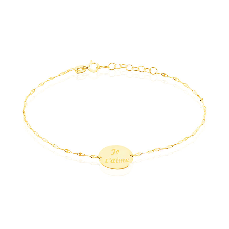 Bracelet Or Jaune Cilli Maille Lumina Pastille - Spannringe Damen | OROVIVO