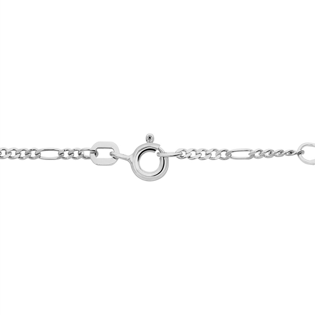 FIGARO S ID Kinder ID Armband Silber 925 Rechteckig
