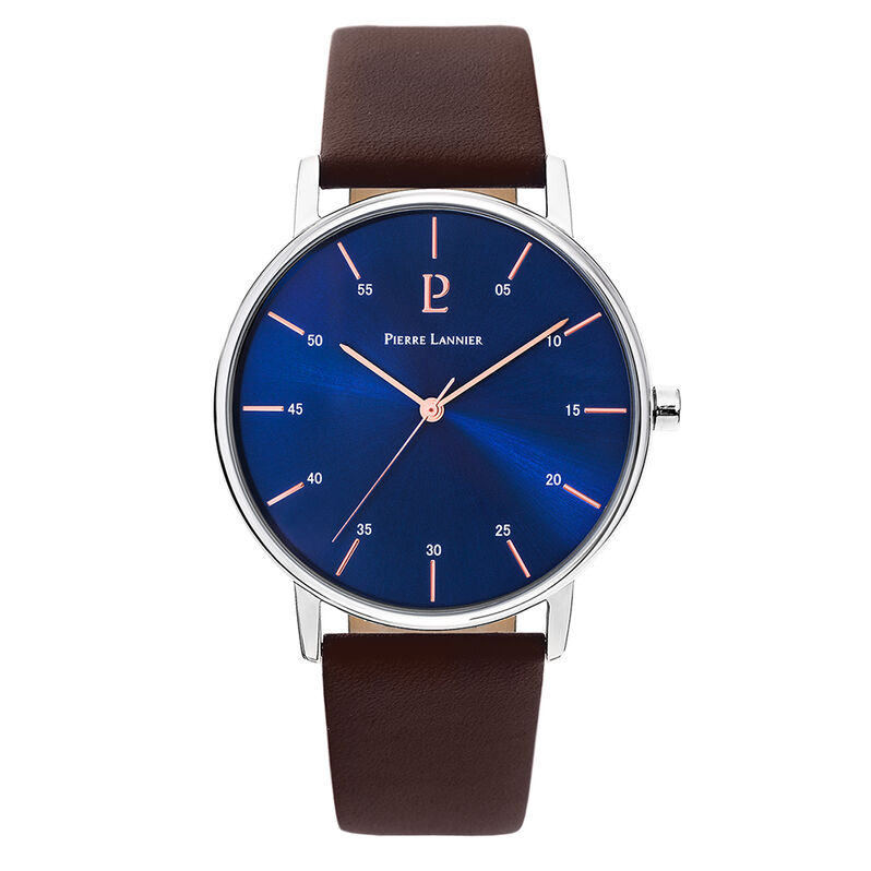 Montre Pierre Lannier Collection Elegance Style Bleu - Spannringe Herren | OROVIVO
