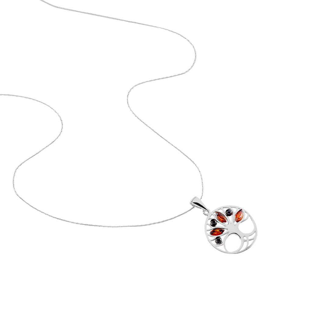 Collier Emma Argent Rhodie Arbre De Vie - Spannringe Damen | OROVIVO