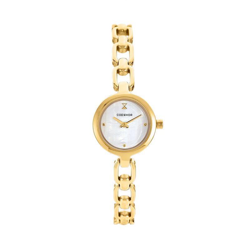 Montre Codhor Lina Nacre Blanche - Spannringe Damen | OROVIVO