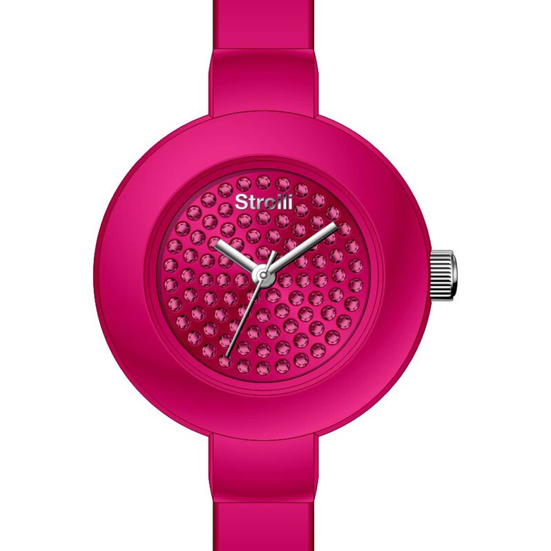 Solo tempo in silicone e pavè di cristalli - Spannringe Damen | OROVIVO