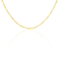 Damen Singapurkette Gold 375 