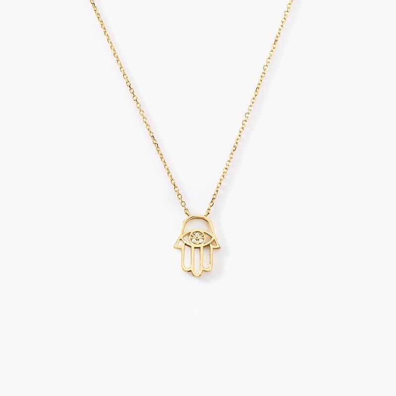 Collier Jamal Or Jaune Diamant - Spannringe Damen | OROVIVO