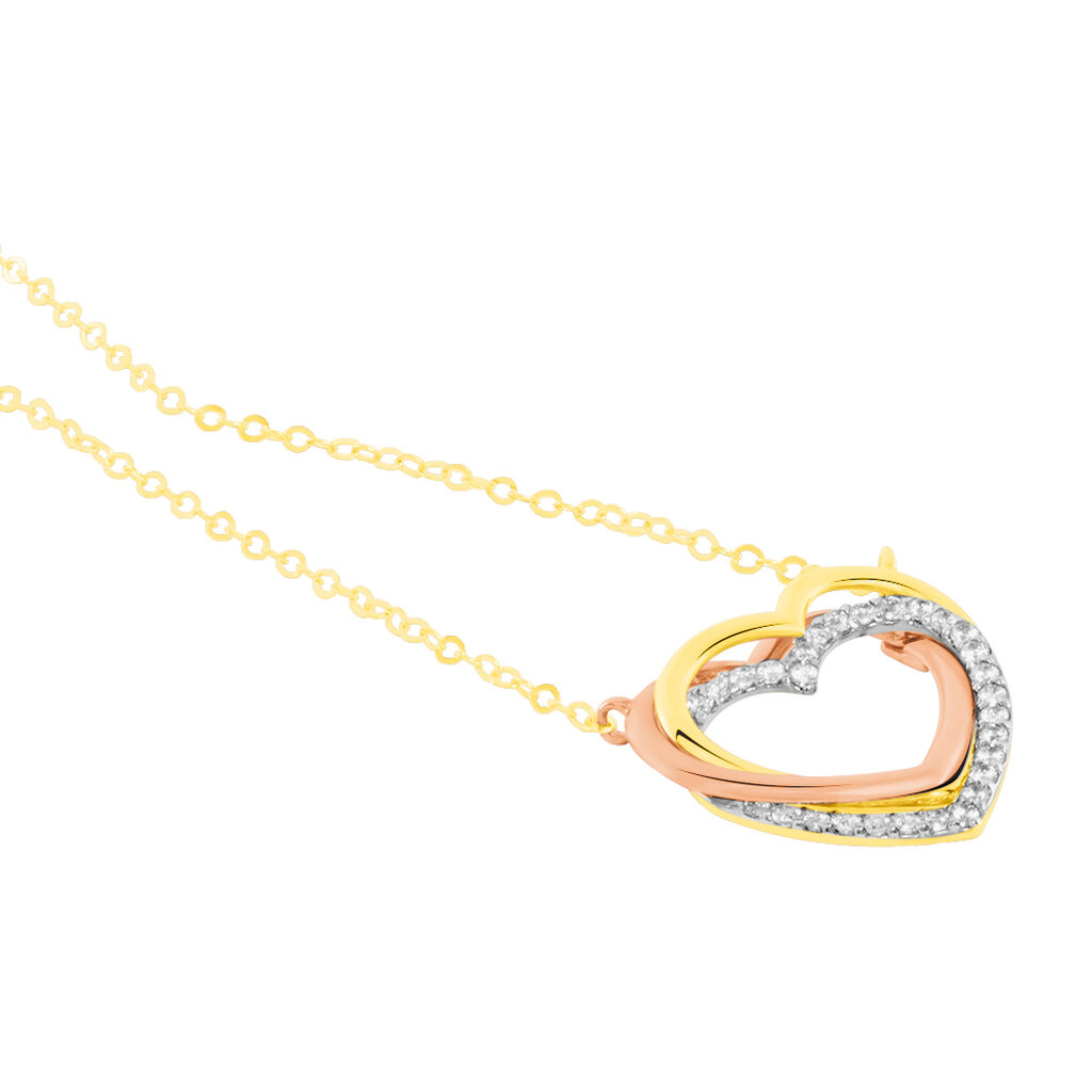 Kette Gold 375 Zirkonia
