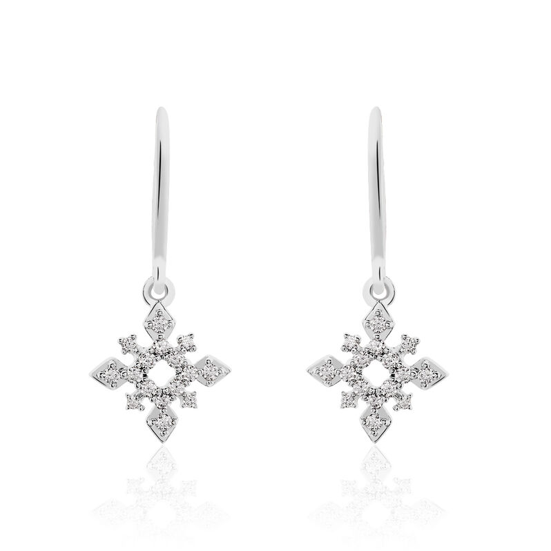 Boucles D'oreilles Or Weiss Anea - Spannringe Damen | OROVIVO