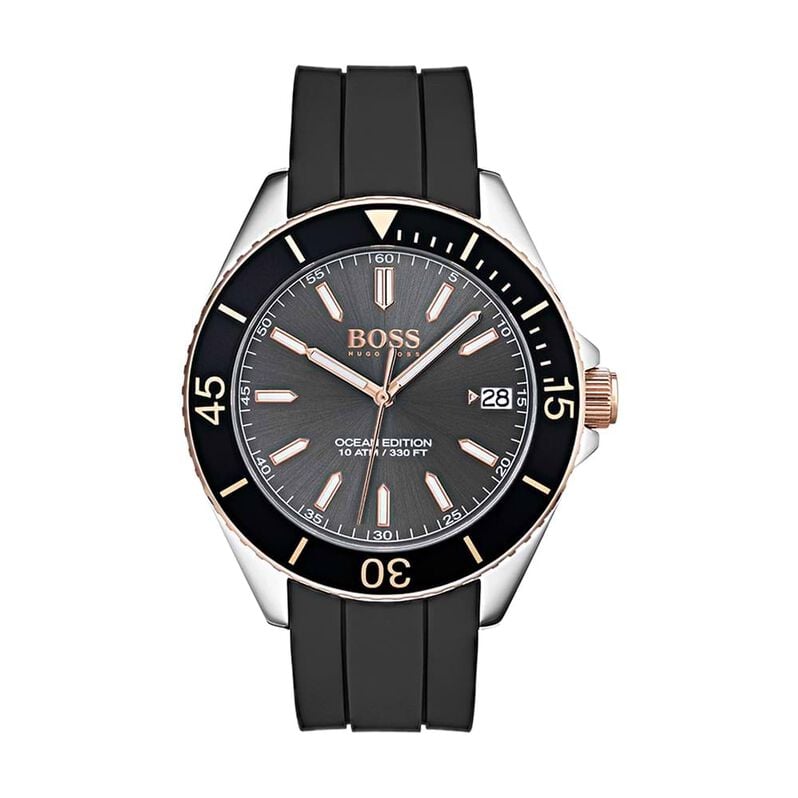 Orologio Uomo Boss Ocean quadrante grigio 1513558 - Spannringe Herren | OROVIVO