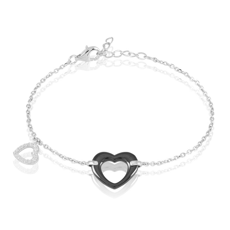 Bracelet Argent Et Céramique - Spannringe Damen | OROVIVO
