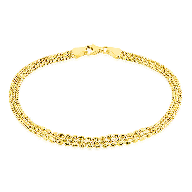 Damen Armkette Gold 375 Kugeln - Armketten Damen | OROVIVO