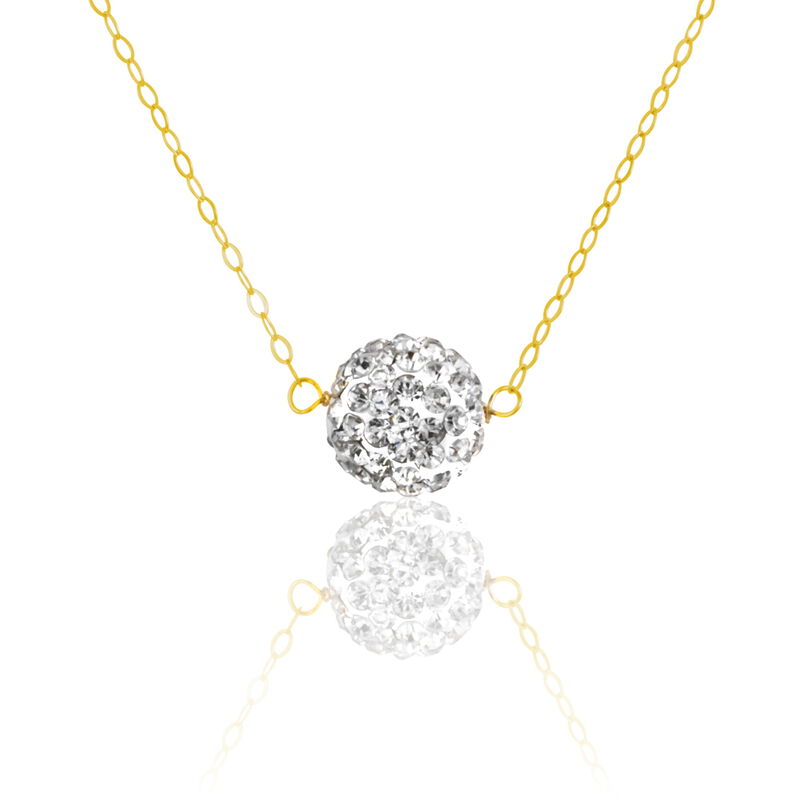 Collier Phedra Or Jaune Strass - Spannringe Damen | OROVIVO