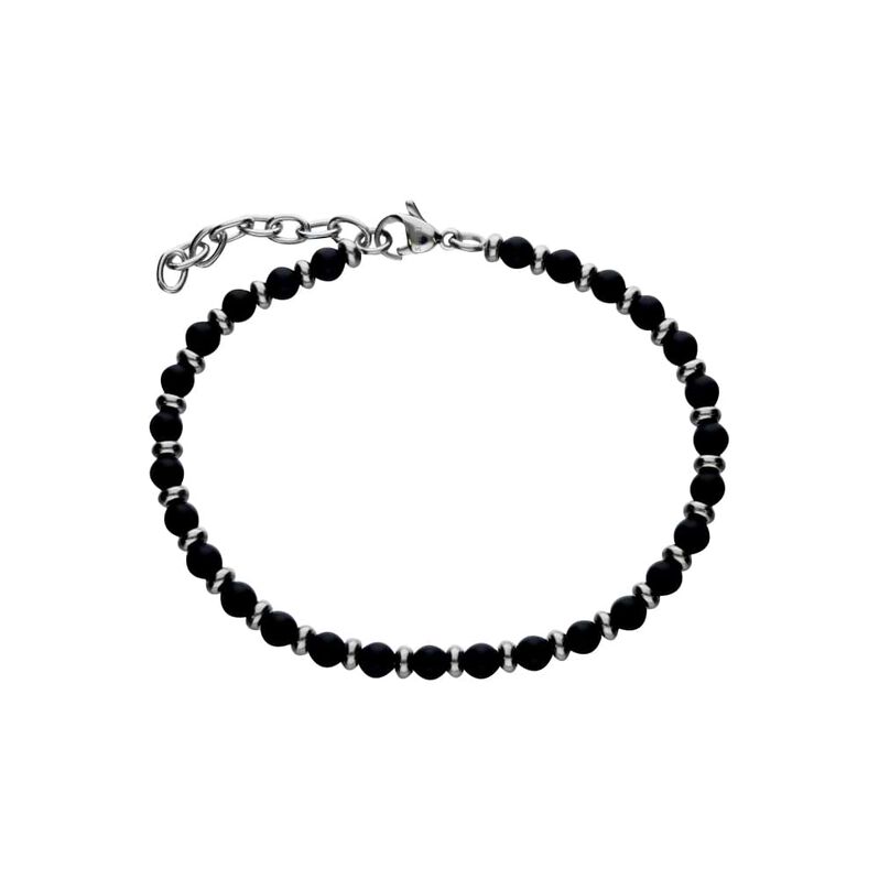 Bracciale Articolo Aggiuntivo Cassa Acciaio Onice - Spannringe Herren | OROVIVO