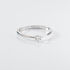 AMARUNE Damen Ring Platin Wei&szlig; 600 Diamant Wei&szlig; 0,15 ct
