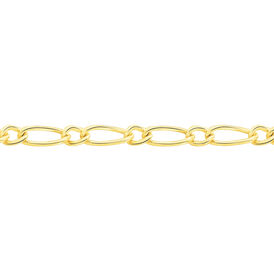 Damen Figarokette Gold 375 45cm - Ketten ohne Anhänger Damen | OROVIVO