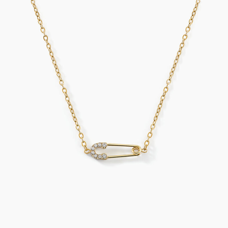 Collier Csaba Acier Doré Cristal - Spannringe Damen | OROVIVO