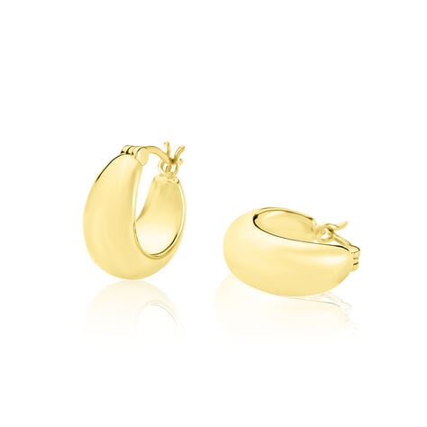 SAMARA Damen Creolen Silber vergoldet 925 - Creolen Damen | OROVIVO