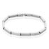 VIVIAN Damen Armband Titan Zirkonia Wei&szlig; 0,24 ct Rechteckig B 4,5 mm