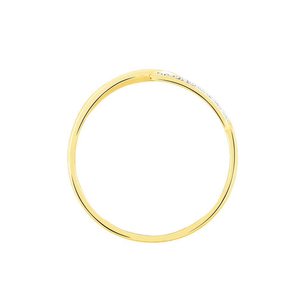 Bague Balentina Or Jaune Diamant - Spannringe Damen | OROVIVO