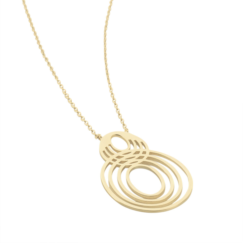 Damen Halskette Messing Gold 750 plattiert  - Halsketten Damen | OROVIVO