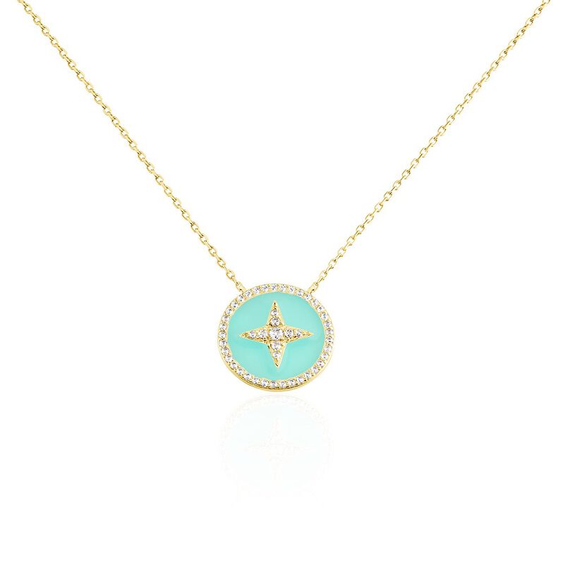 Collier Mykonos Or Jaune Oxyde De Zirconium - Spannringe Damen | OROVIVO