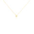 TINA Damen Collier Gold 375 (9 Karat) Diamant Weiß 0,05 ct Kreis