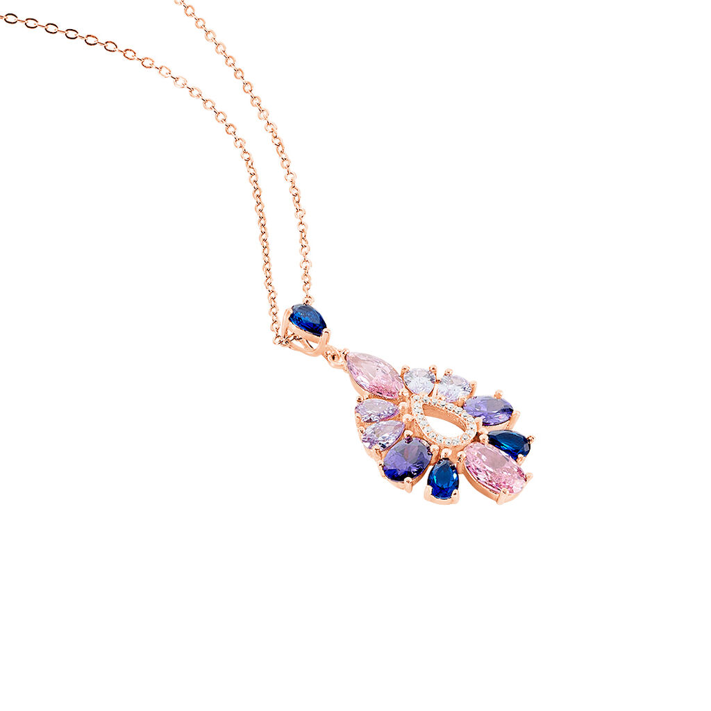 Damen Halskette Silber 925 Rosé Vergoldet - Halsketten Damen | OROVIVO