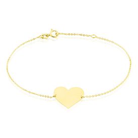 Damenarmband Gold 375 Herz gravierbar Valeria - Personalisierte Geschenke Damen | OROVIVO