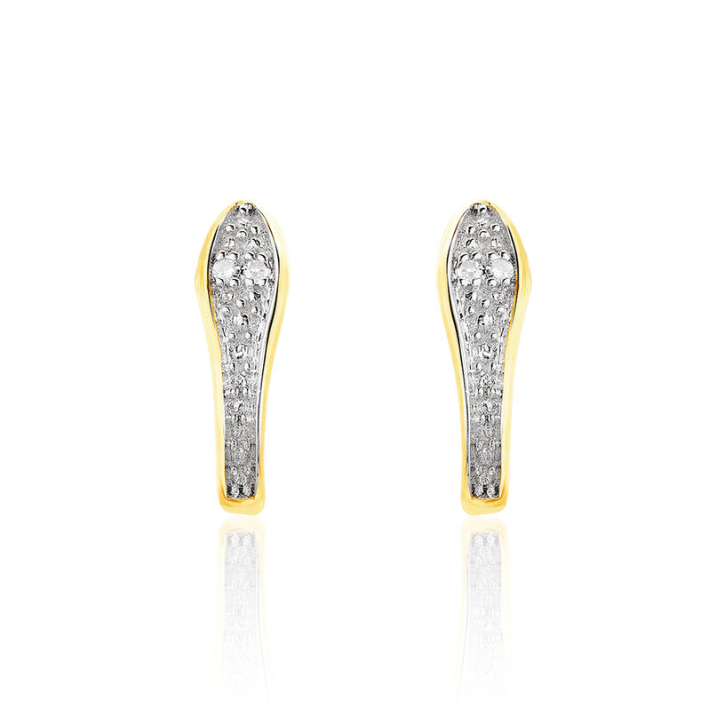 Boucles D'oreilles Or Jaune Cateline - Spannringe Damen | OROVIVO