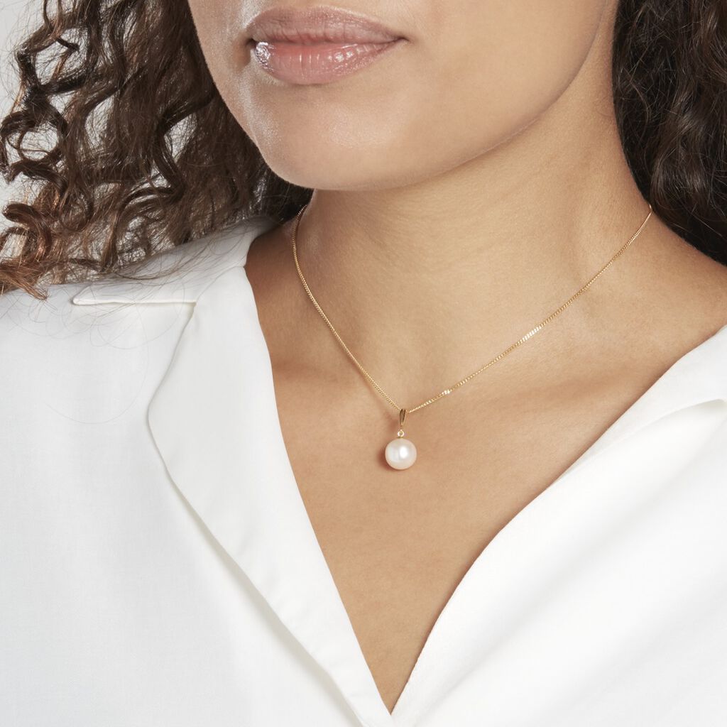 Pendentif Or Perle De Culture - Spannringe Damen | OROVIVO