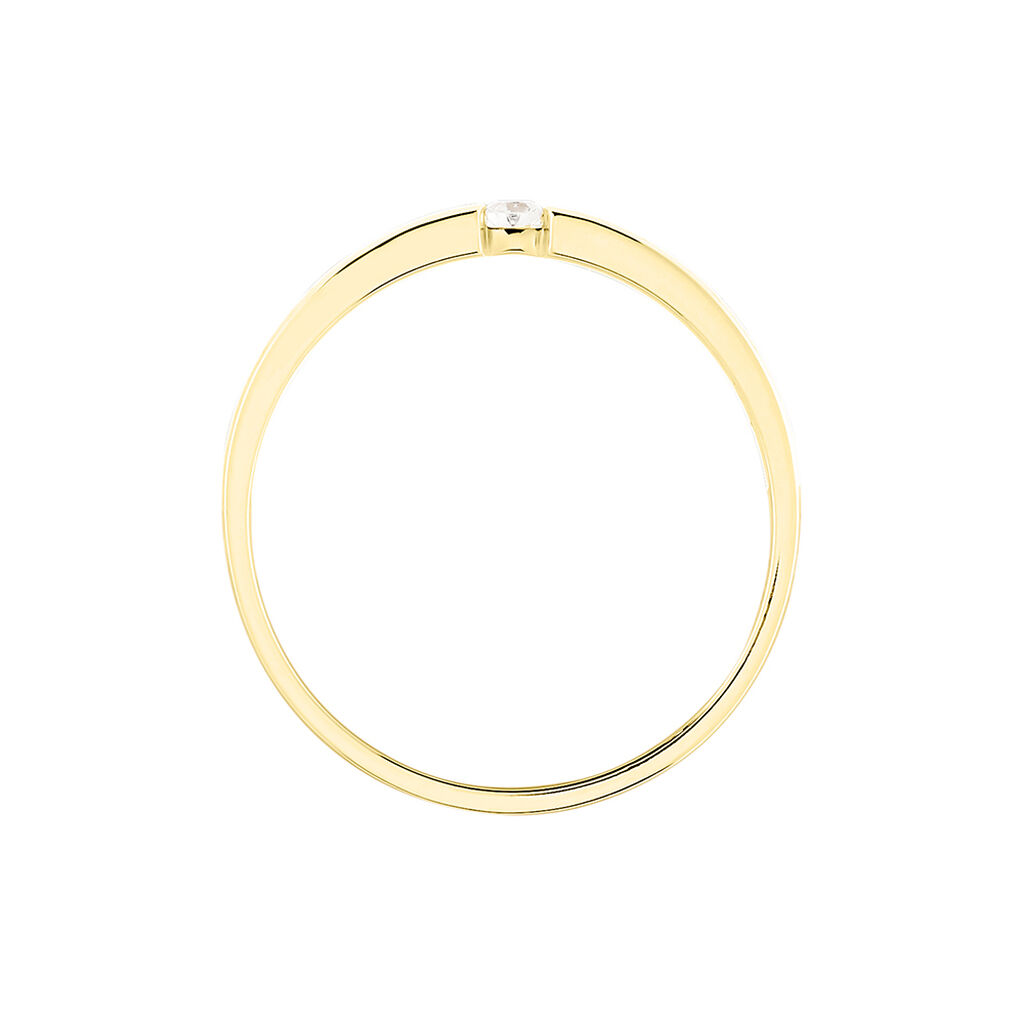 Damen Ring Gold 585 Diamant 0,04ct Sanina  - Ringe mit Stein Damen | OROVIVO