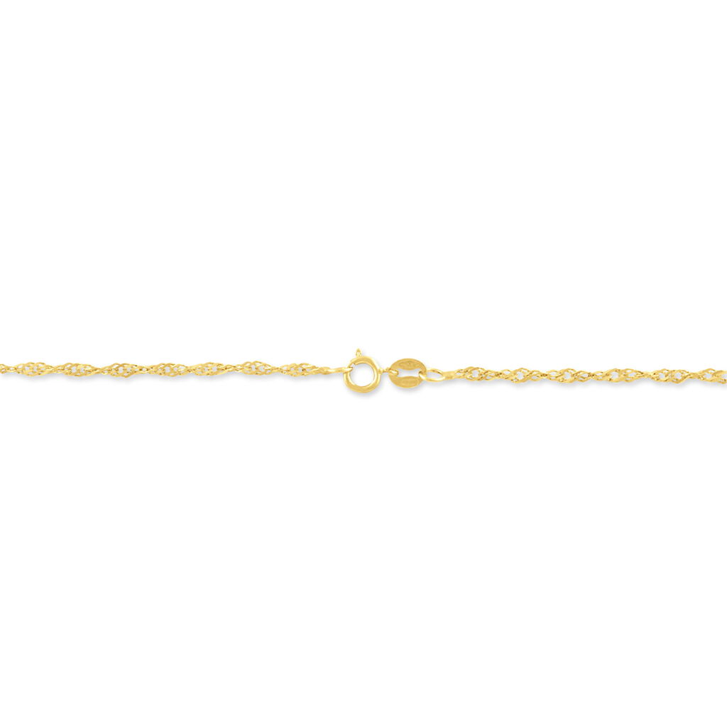 Damen Singapurkette Gold 375  - Halsketten Damen | OROVIVO