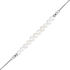 Boules Damen Armband Silber Silber 925 Zuchtperle Wei&szlig; 5,1 ct B 1,5 mm