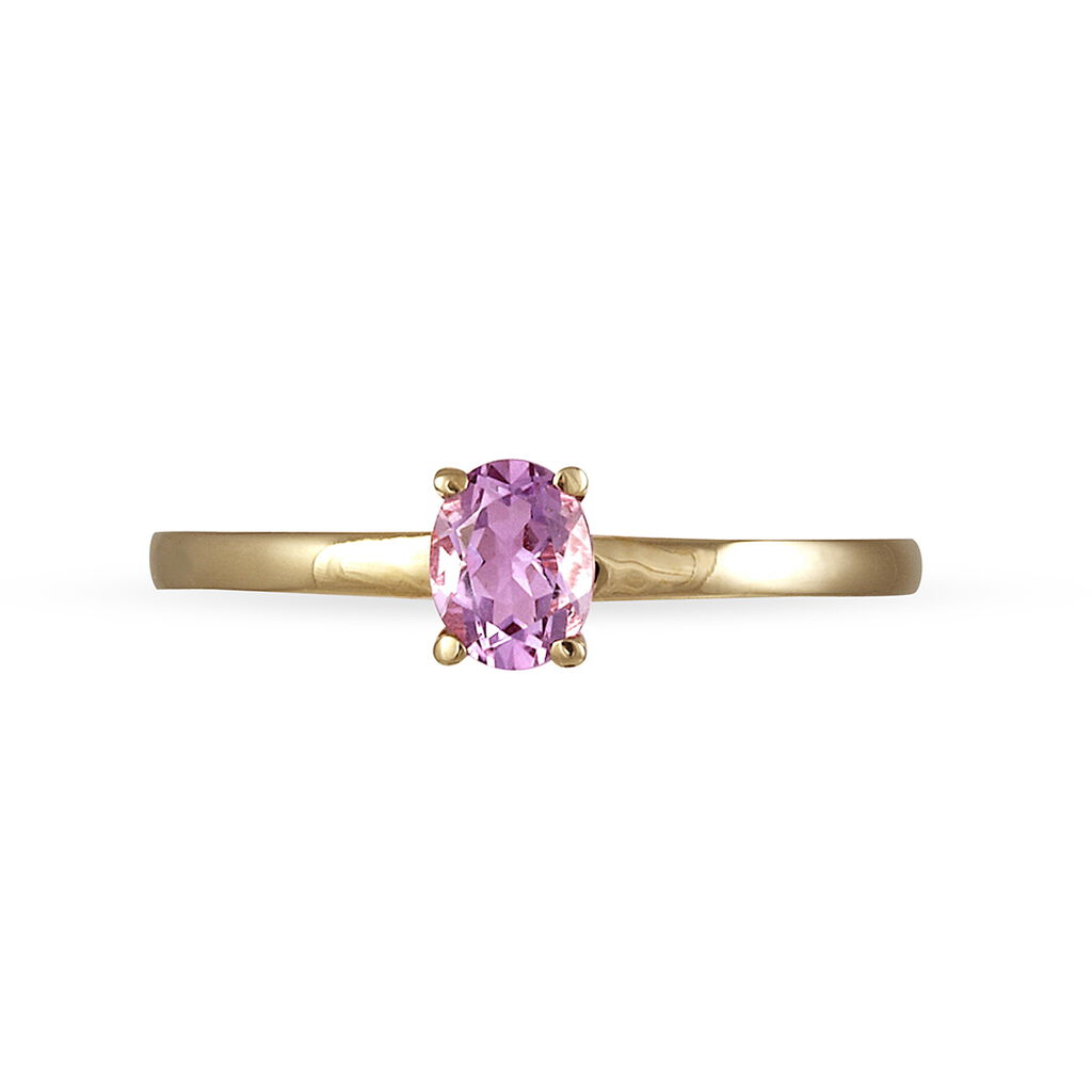 Bague Lily Or Rose Topaze - Spannringe Damen | OROVIVO