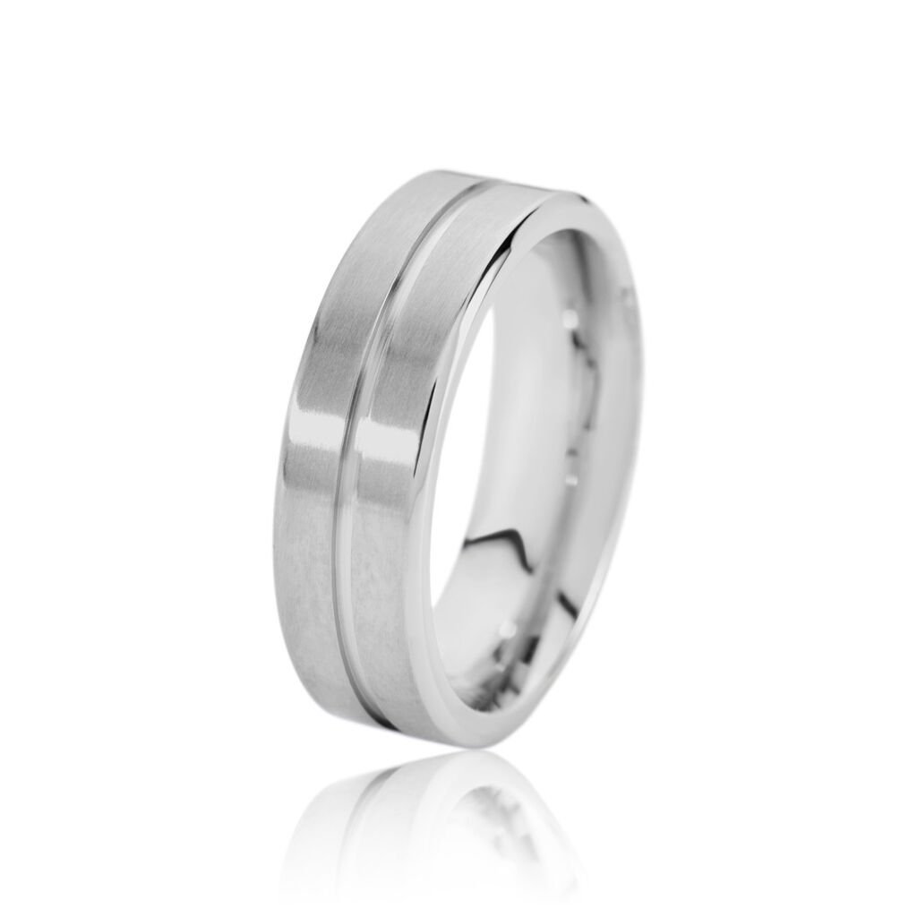 BOND Unisex Ring Edelstahl B 6 mm