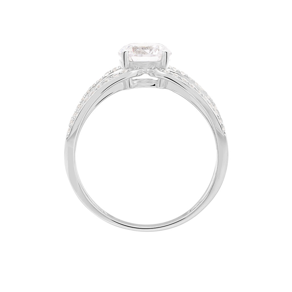 Bague Or Weiss Lizzie Et Oxyde - Spannringe Damen | OROVIVO