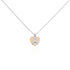 BERA Damen Collier Silber Bicolor 925 Herz
