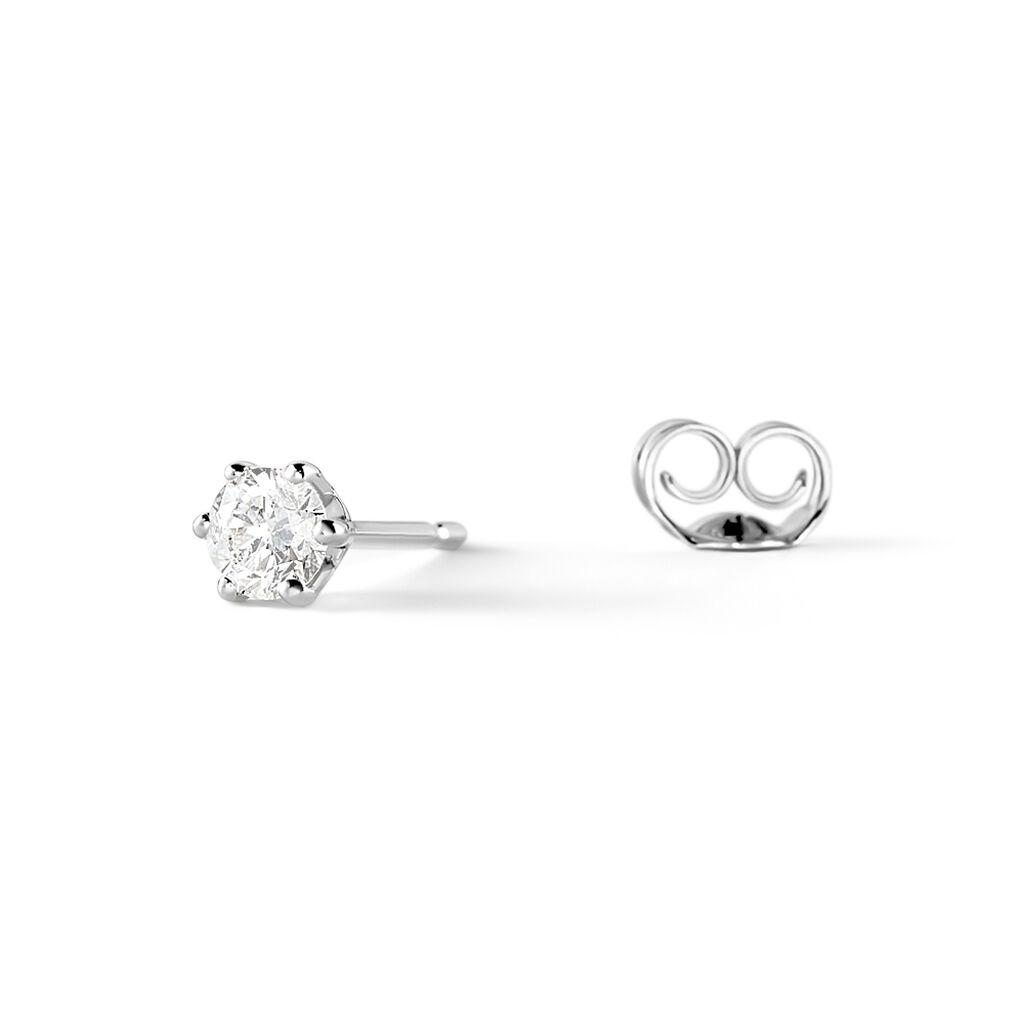 Sonate Damen Ohrstecker Weißgold 585 (14 Karat) Synthetischer Diamant Weiß 0,52 ct - Ohrstecker Damen | OROVIVO