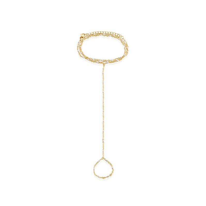 Bijou De Main Persia Acier Jaune - Spannringe Damen | OROVIVO