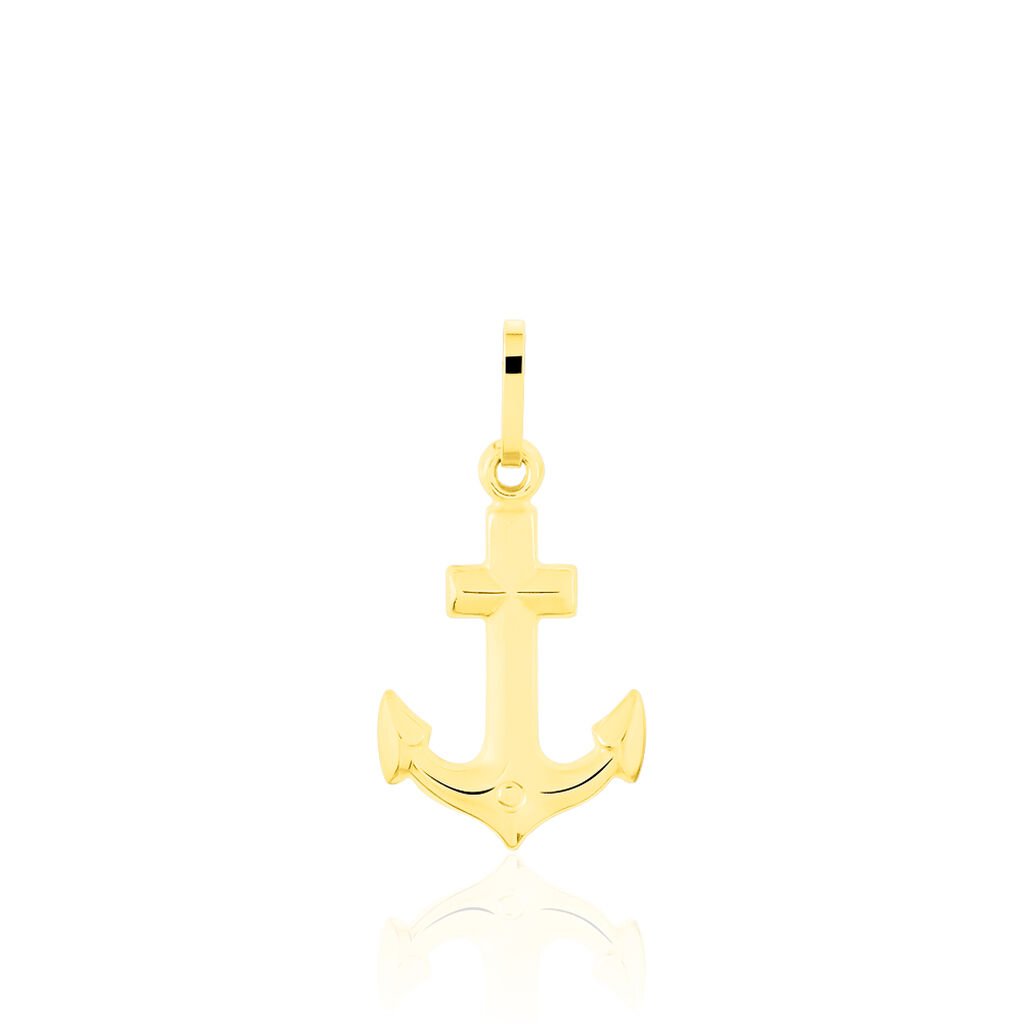 ANDREA ANKER 2 Unisex Anhänger Gold 333 (8 Karat) Anker, Anhänger ohne Stein