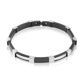 Herrenarmband Edelstahl Schwarz - Armbänder Herren | OROVIVO