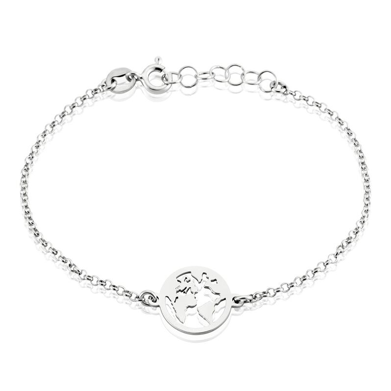 Bracelet Argent Blanc Colombina - Spannringe Damen | OROVIVO