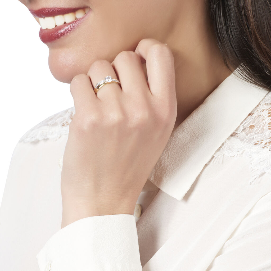 Solitaire Or Jaune Maxine - Spannringe Damen | OROVIVO
