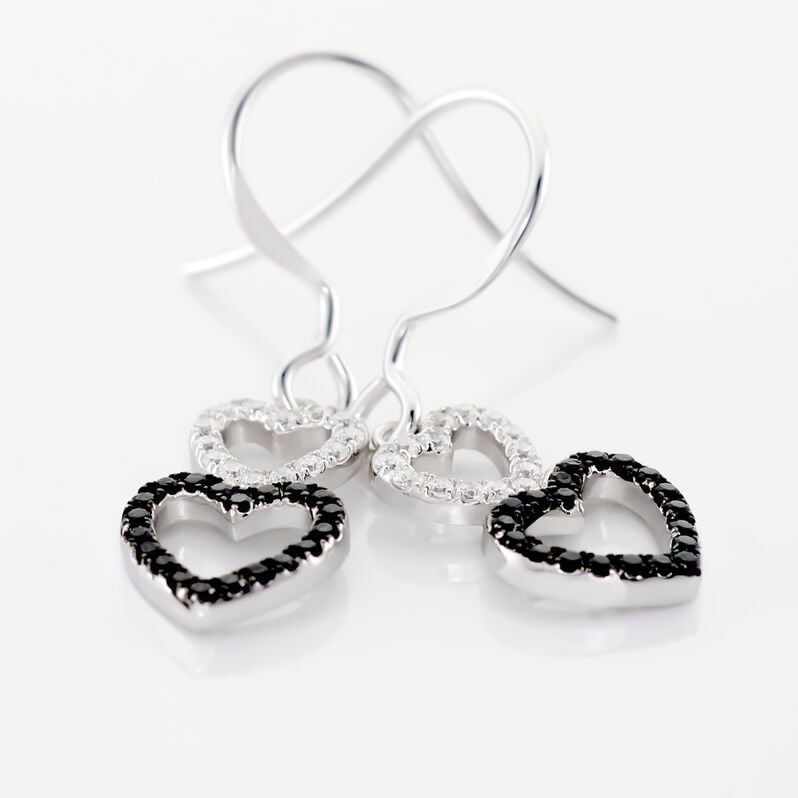 Boucles D'oreilles Lio Argent Oxydes - Spannringe Damen | OROVIVO