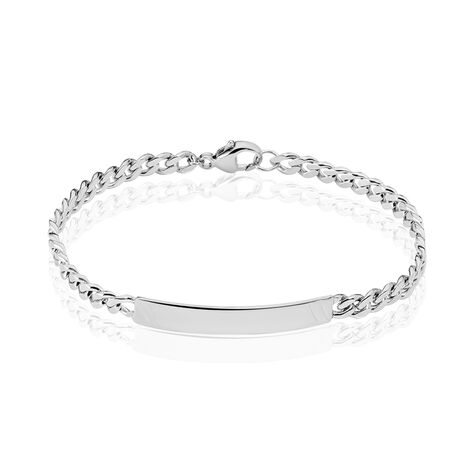 Unisex Id Armband Panzerkette Silber 925 - Armbänder mit Gravur Unisex | OROVIVO